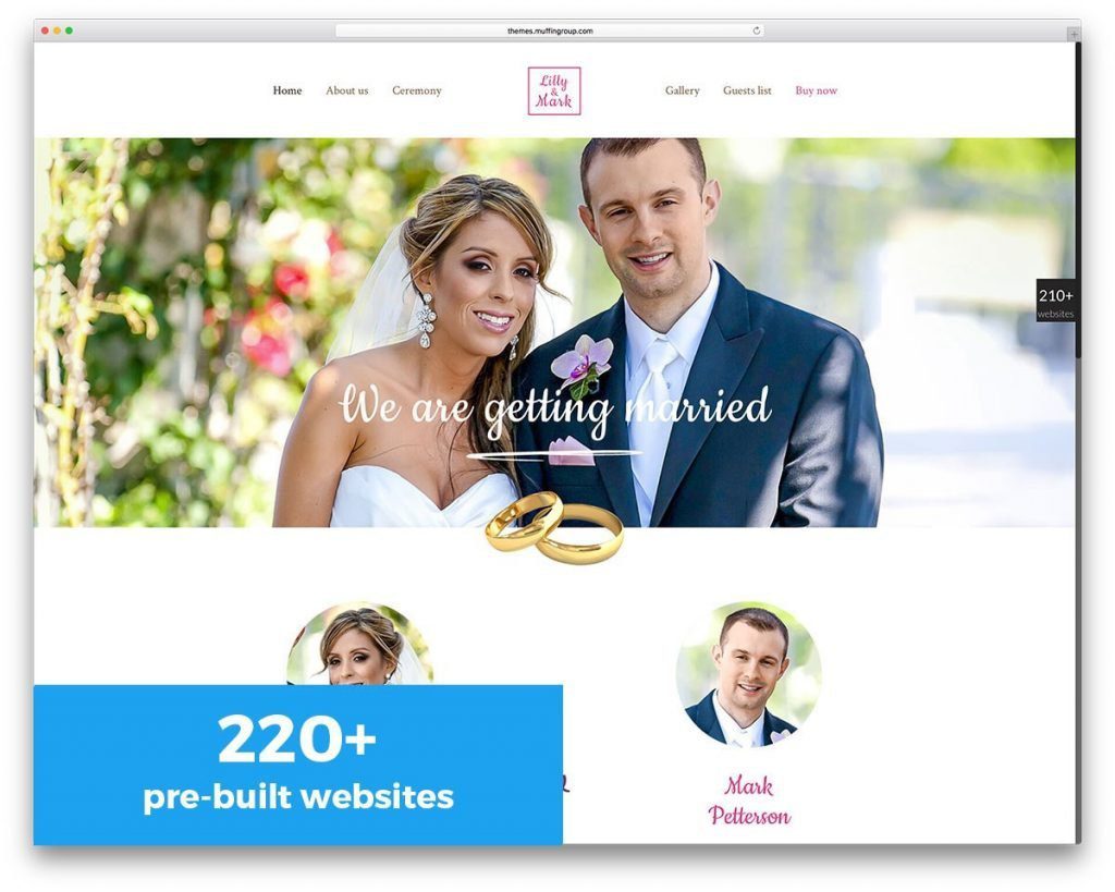 The Best 6 Wedding Wordpress Themes Released in 2017 -