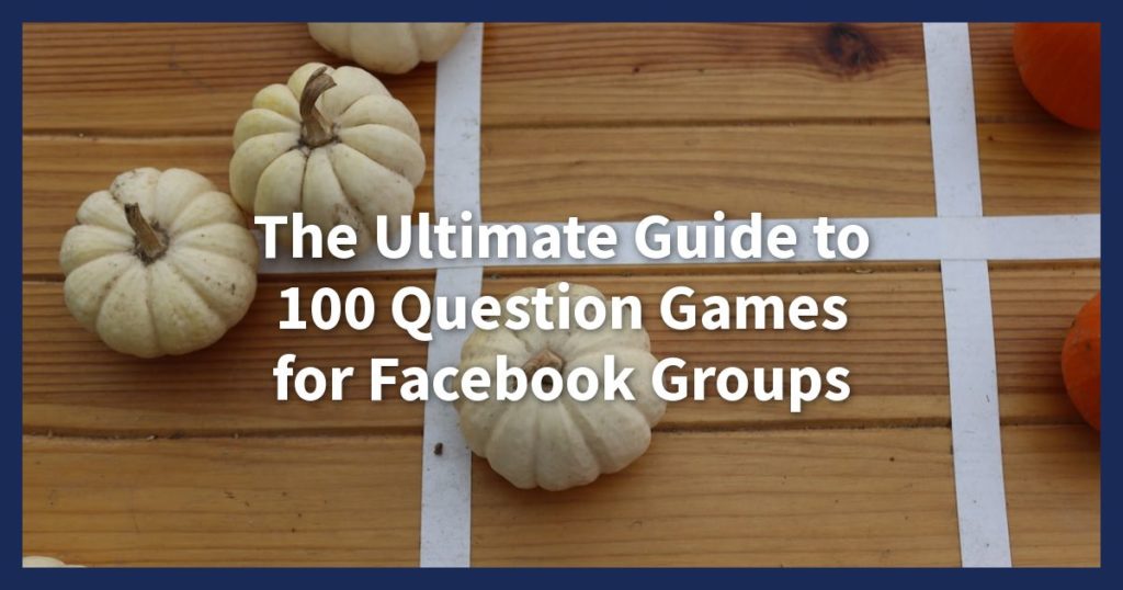 questions for facebook groups